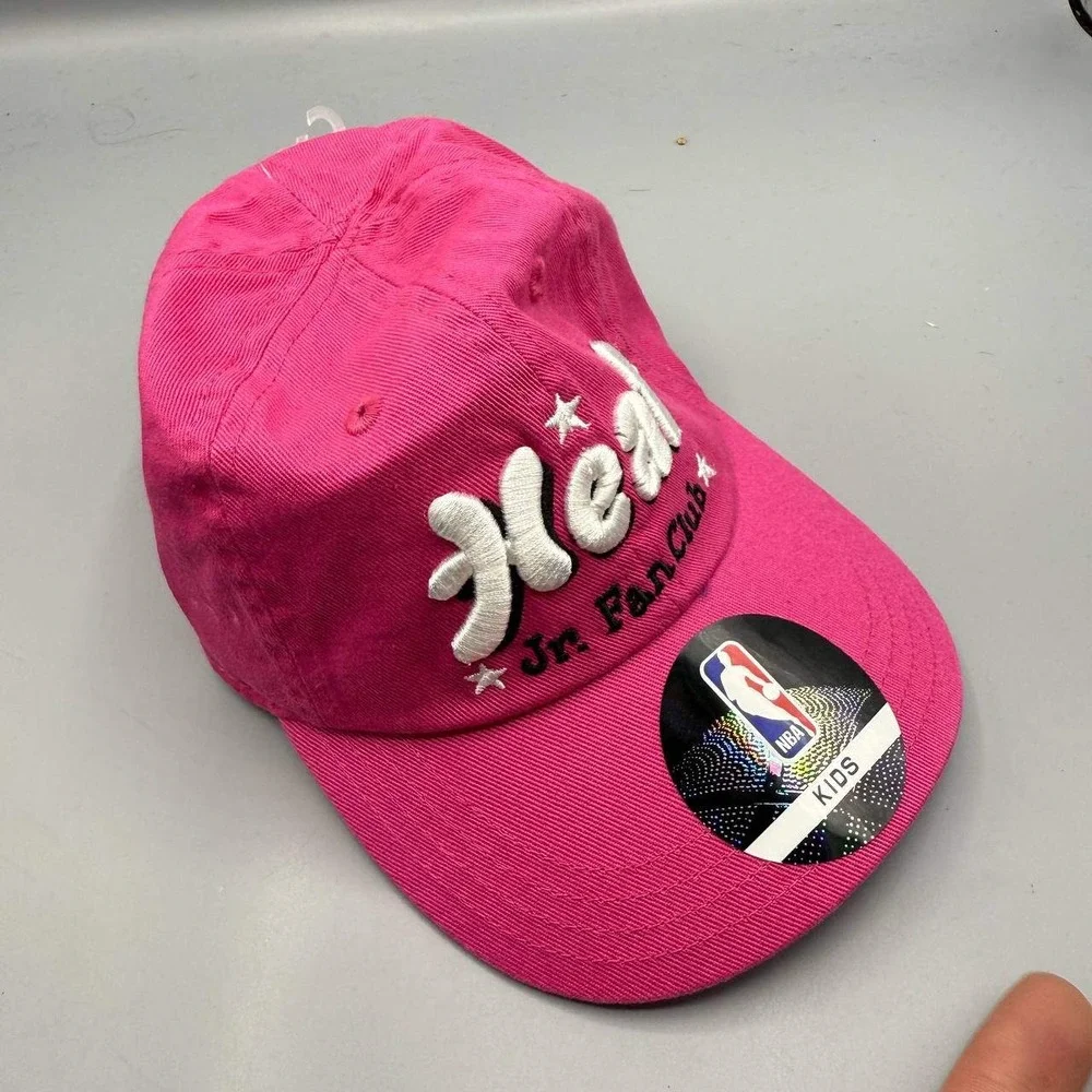 Miami Heat Hat Kids Infant Pink NBA Stretch‎ Strap Back Cap New